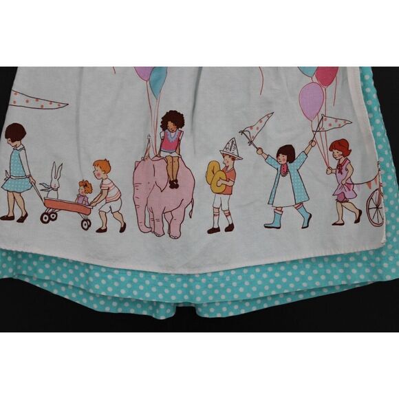Blessed Be The Name Girls Skirt 5T APRON FRONT WITH HAPPY BIRTHDAY THEME - Picture 3 of 5